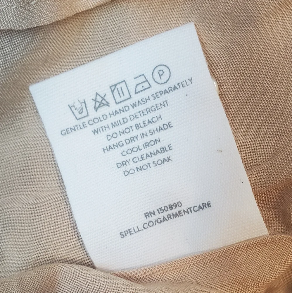 SPELL | Madame Peacock Boho Mini Dress - Coffee - Picture 7 of 7